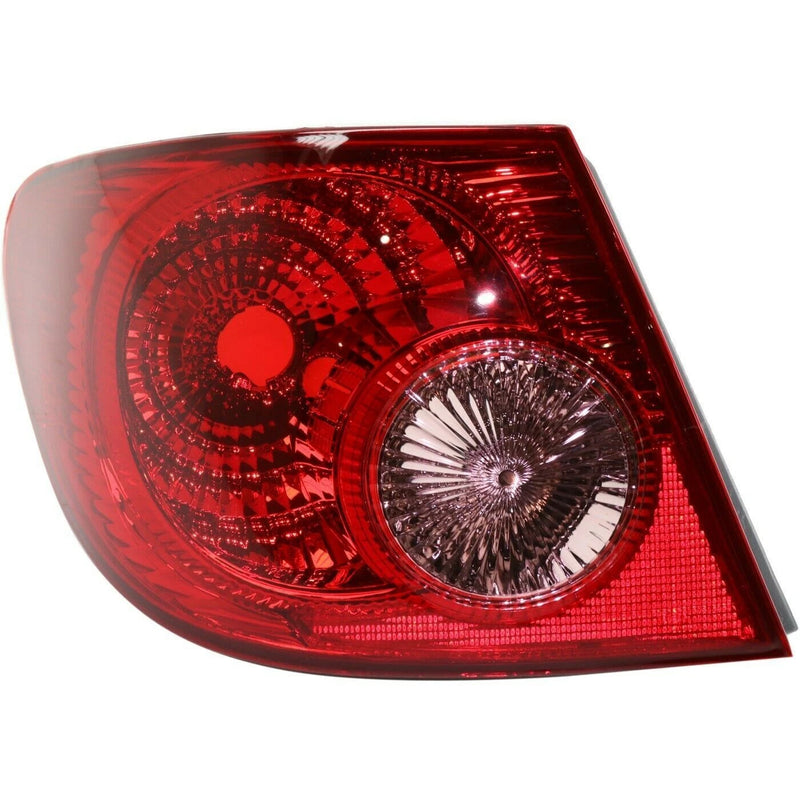 For 2003-2008 Toyota Corolla Outer+Inner Tail Lights Left Driver Side Clear Lens