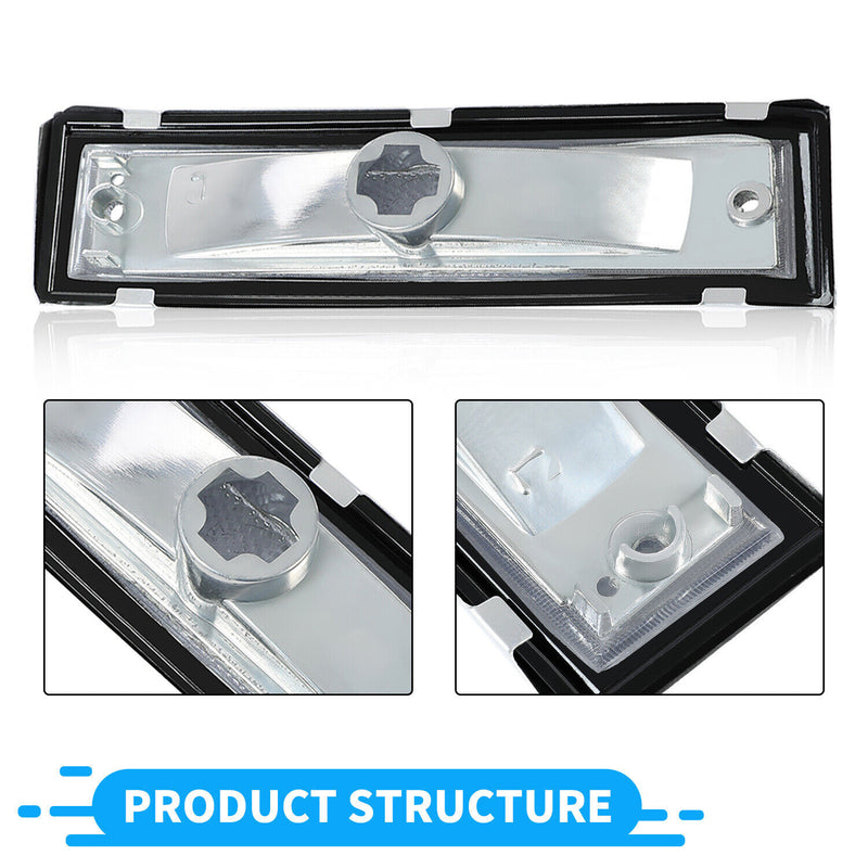 Side Marker Clear Lens for Chevy, for GMC Jimmy Blazer C/K 1981-1991