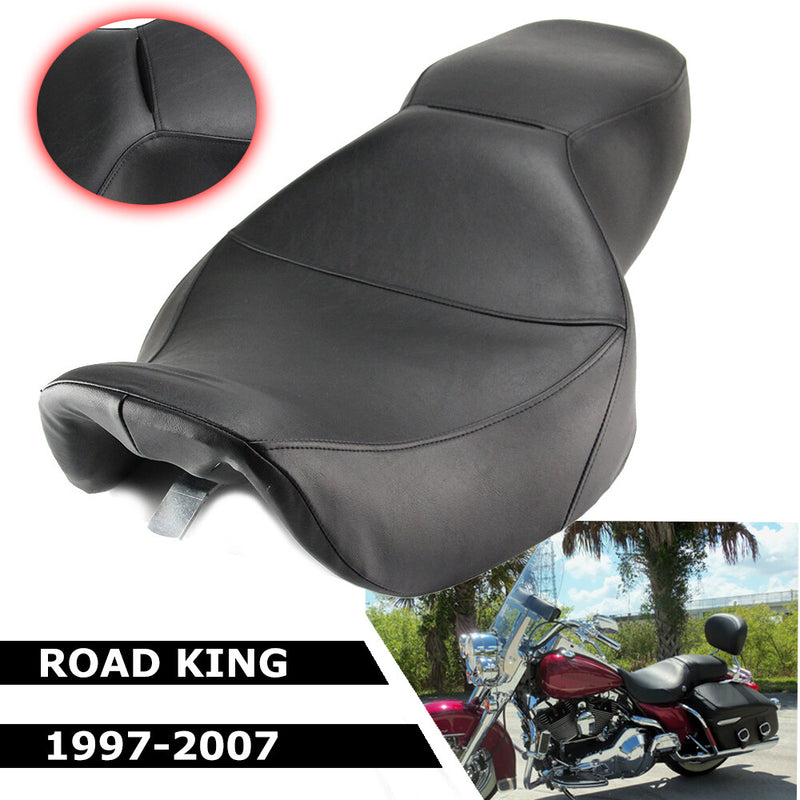 Driver Passenger Two Up Seat for Harley Road King FLHR Custom EFI 1997-2007