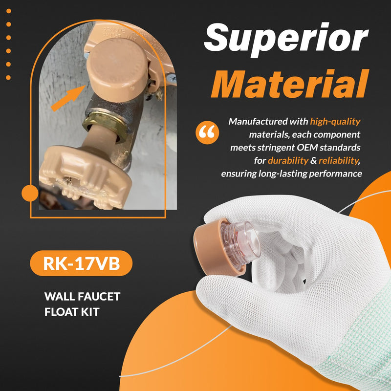 RK-17VB Vacuum Breaker Float Kit for Woodford Model 17 4-Pack