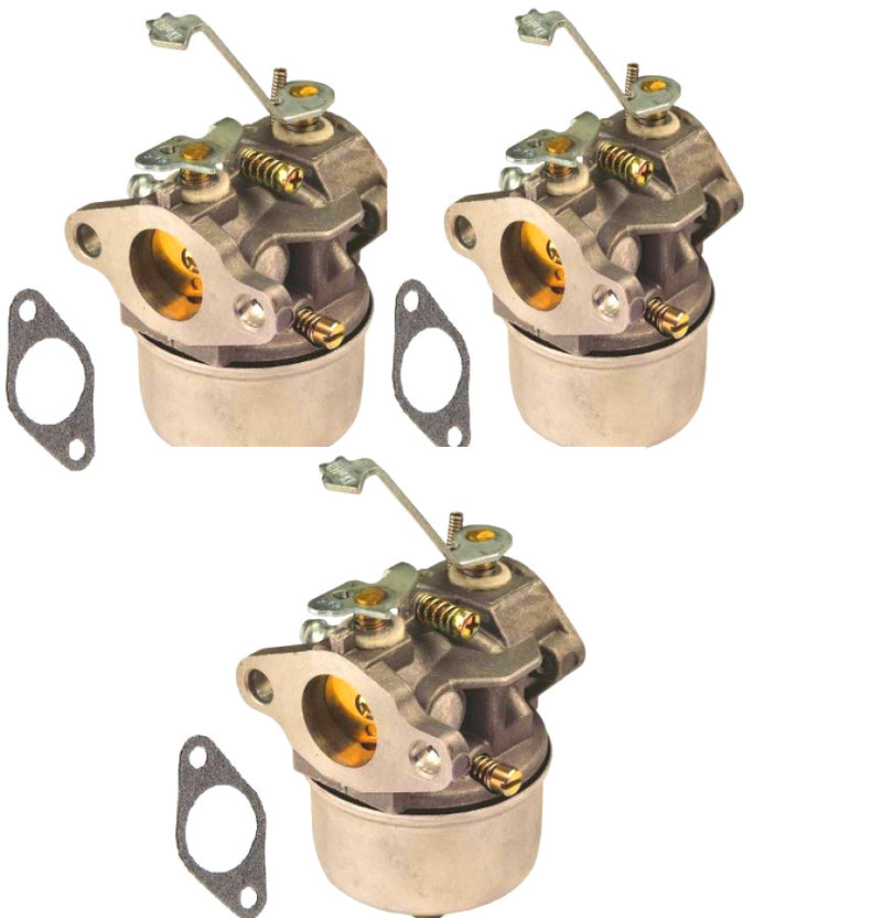 3 Piece Carburetor for Tecumseh H50 H60 Repl 632230 632272 H50-65481N 50-65403U