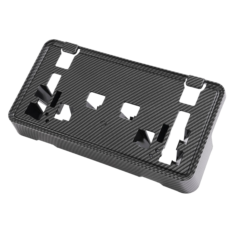 Front License Plate Mount Holder Carbon Style for Ford F-150 F150 2021-2023