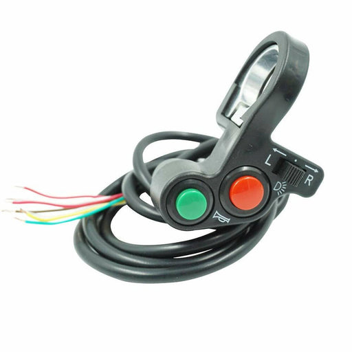 DURAFORCE 7/8" 22mm Motorcycle Handlebar Switch for Horn Turn Signals On Off Button