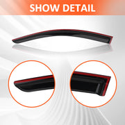 DURAFORCE Window Visor Vent Rain Guards Deflector for 2018-2022 for Honda Accord Sedan