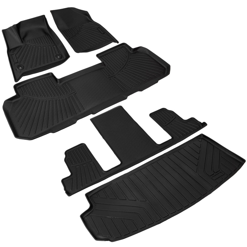 Heavy Duty Floor Mats Cargo Liner for Chevrolet Traverse 7 Seater 2018-2025