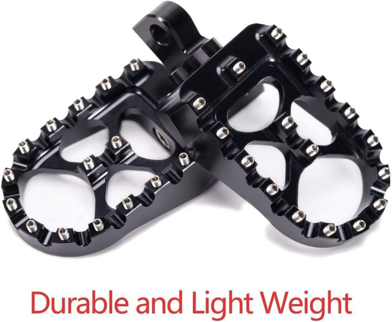 CNC Wide Fat Foot Pegs MX Style Footpegs for Harley Dyna Sportster Bobber