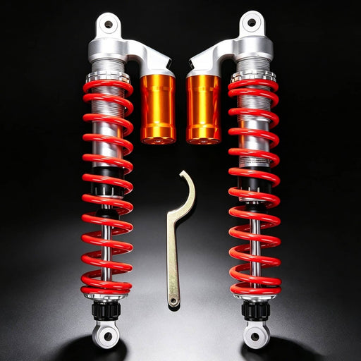 DURAFORCE 2Pcs Stage 3 Front Air Shocks Absorber for Honda Sportrax 400 TRX400EX 1999-2008
