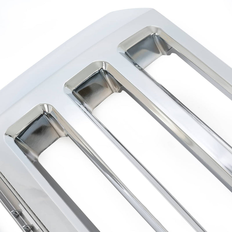 DURAFORCE Front Grille Assembly Chrome Shell And Insert for Ford Expedition 2007-2014