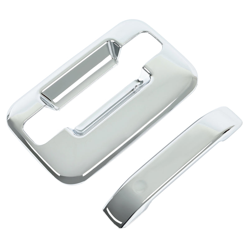 Chrome Door Handle Tailgate Covers With Keypad for Ford F150 2004-2014 4 Door