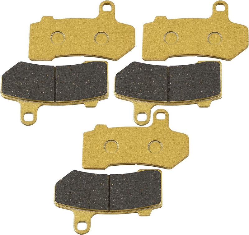 Front Rear Ceramic Brake Pads for Harley Davidson FLHX Street Glide 2008-2015