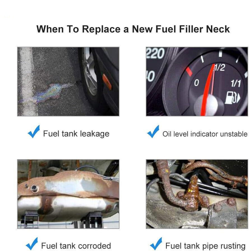 Fuel Tank Filler Neck Pipe for Ford F-350 F-450 F-550 Super Duty Turbo Diesel