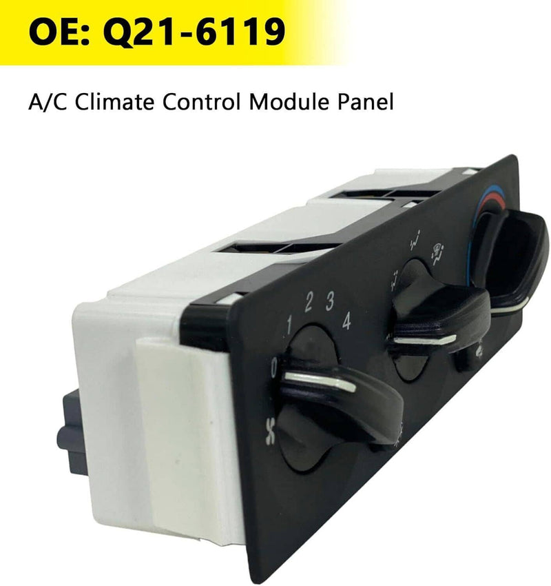 Q21-6119 A/C Climate Control Module Panel for Peterbilt Truck