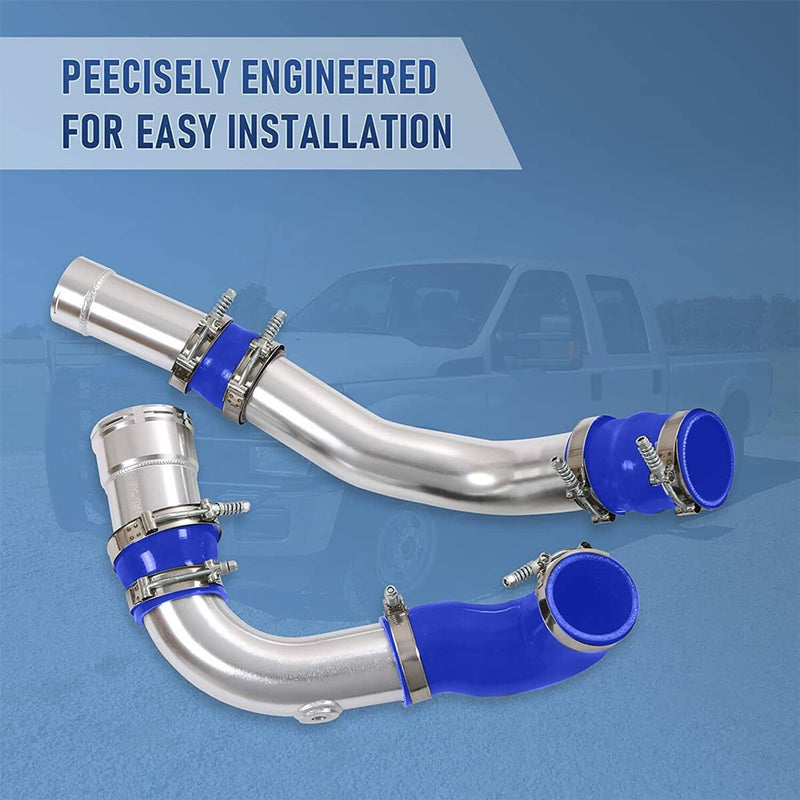 Hot Cold Side Intercooler Pipe Upgrade for 11-16 Ford 6.7L Powerstroke Diesel
