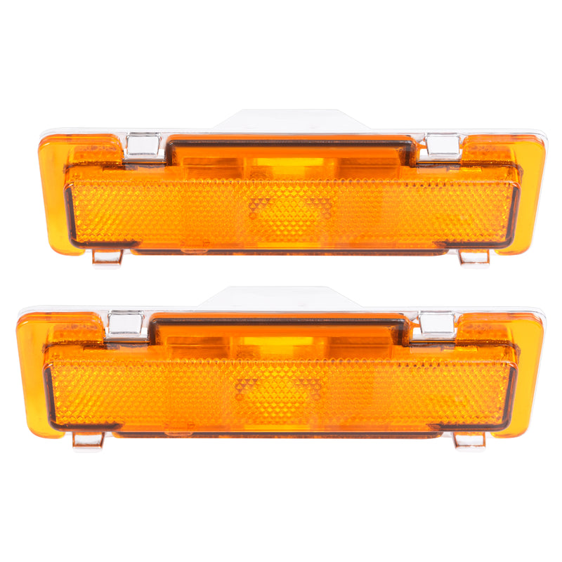 Yellow Lens Side Marker Lights for Chevy Camaro for Pontiac Firebird 82-92 2PC
