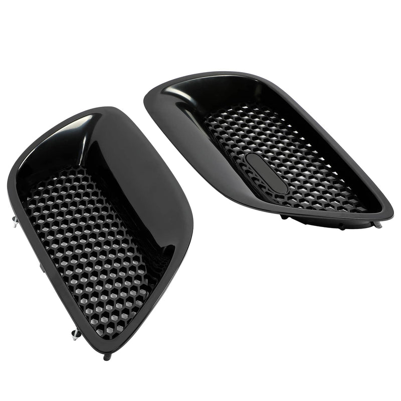 DURAFORCE Front Upper Kidney Grille Insert Left Right Black ABS for Pontiac GTO 2004-2006