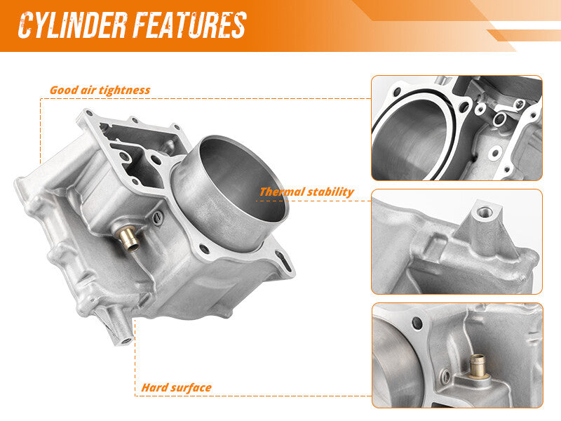 Cylinder Piston Top End Gaskets Kit for Honda Pioneer 700 2014-2021