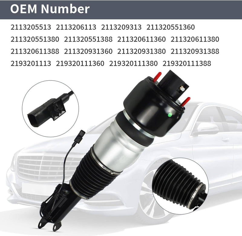 Air Suspension Strut Front Left for Mercedes E320 E500 E550 CLS500 A2113205513