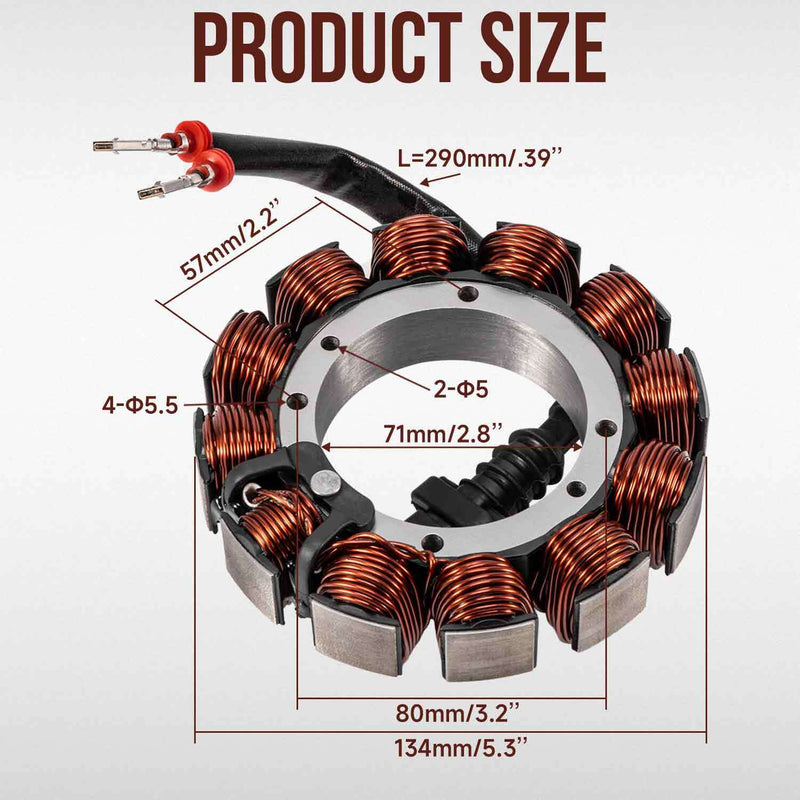 Motorcycle Stator Coil for Harley Electra Glide Road Glide Road King 2002-2005