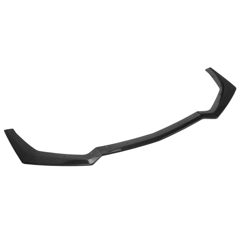 Carbon Fiber Color GT Style Front Splitter Spoiler Lip for Ford Mustang 2018-23