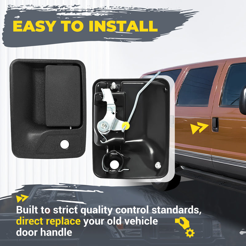 Outside Exterior Door Handle Front Left Right for Ford 1999-2016 F-250 F350 Pair