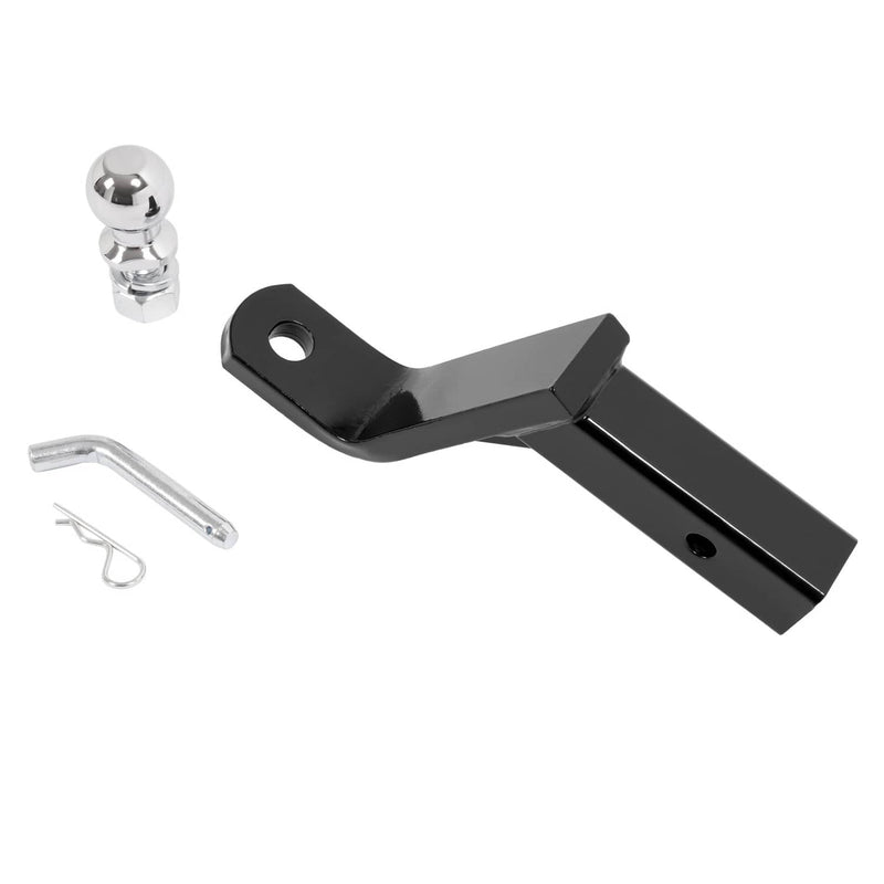DURAFORCE Trailer Hitch Ball Mount With 2" Ball And Pin Fits 2" Receiver 7500 Lbs 6" Drop