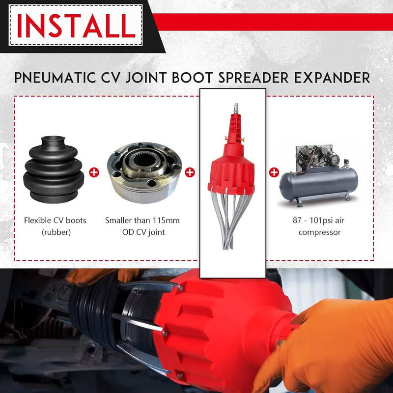 Pneumatic CV Joint Boot Spreader Expander Universal Install Tool