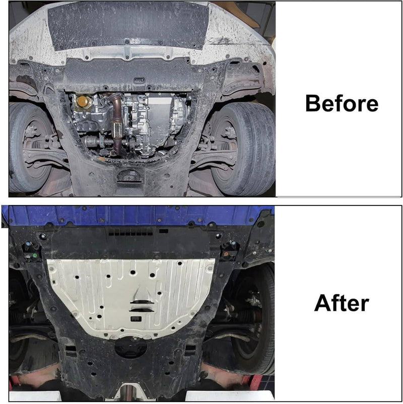Front Engine Splash Guard Under Car Shield Cover for Honda Civic 16-21