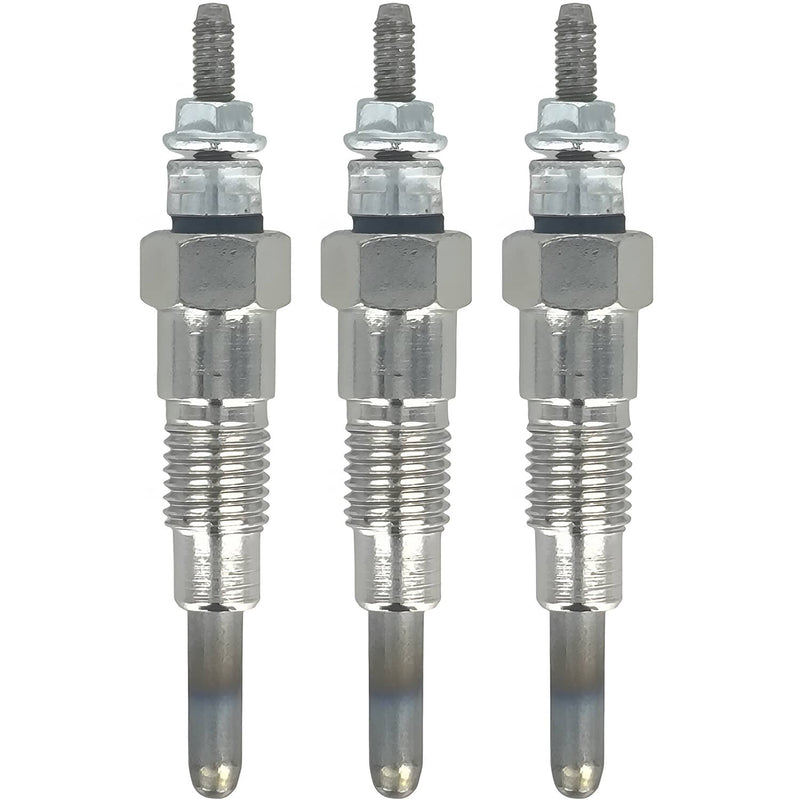 DURAFORCE Glow Plug for Hinomoto Tractors E1804 E2002 E2004 E2302 E2304 3X