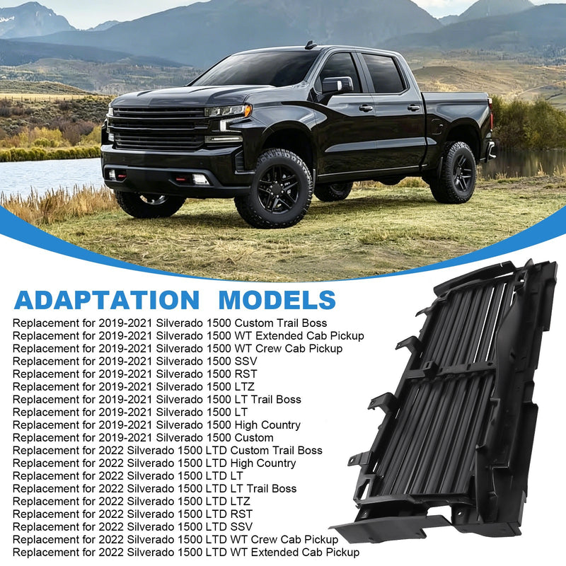 84652494 Active Grille Shutter with Motor for Chevrolet Silverado 1500 LT