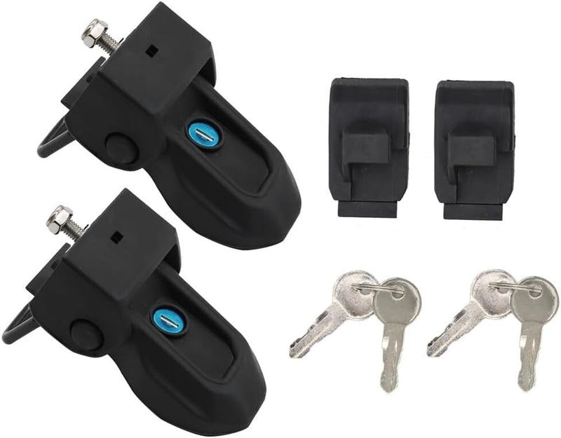 Hood Latches Catch Lock Kit for Jeep Wrangler JL Gladiator JT 2018-2024 With Key