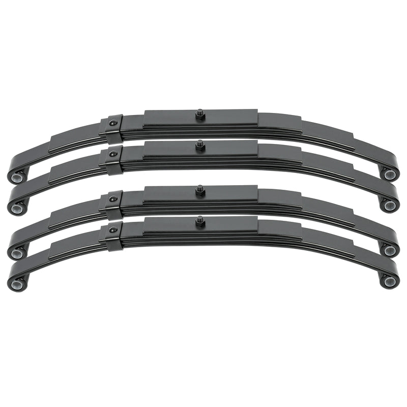 Tandem Trailer Axle Suspension Kit U-bolt Hanger 4 Leaf Springs Equalizer