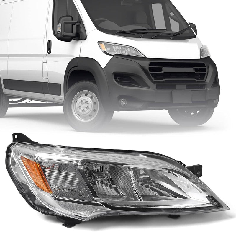 Right Passenger Side Headlight Halogen for Dodge Ram Promaster 2023-2026