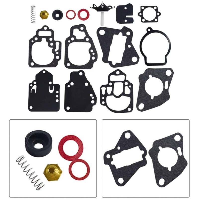 DURAFORCE 1395-9725 1395-9645 1395-9377 Carburetor Rebuild Kit for Mercury Mariner