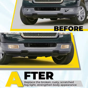 DURAFORCE Fog Lights With Bulb Bracket for Ford F150 2004-2006, for Lincoln Mark LT 2006