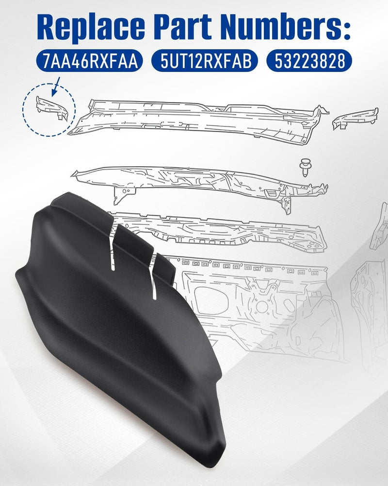 2018-2025 Jeep Compass Left Right Cowl Side Panel Trims Black for Jeep