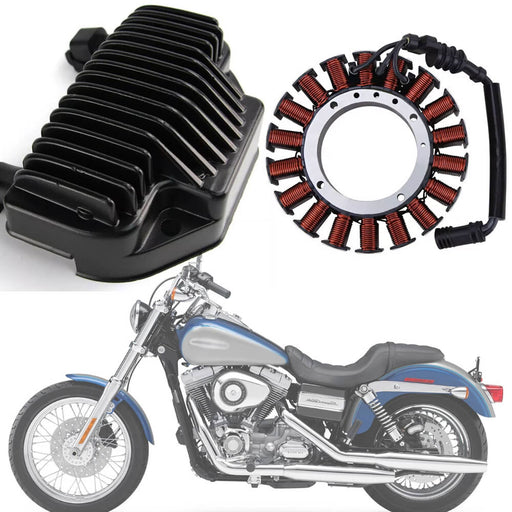 DURAFORCE 30017-08 74631-08 3-Phase Stator & Regulator for Harley Dyna 2008-2016