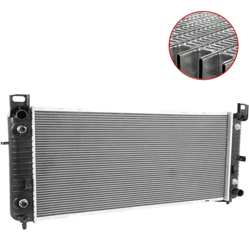 CU2423 Radiator for 2007-2013 Chevrolet Avalanche 5.3L 6.0L Aluminum 34" Core