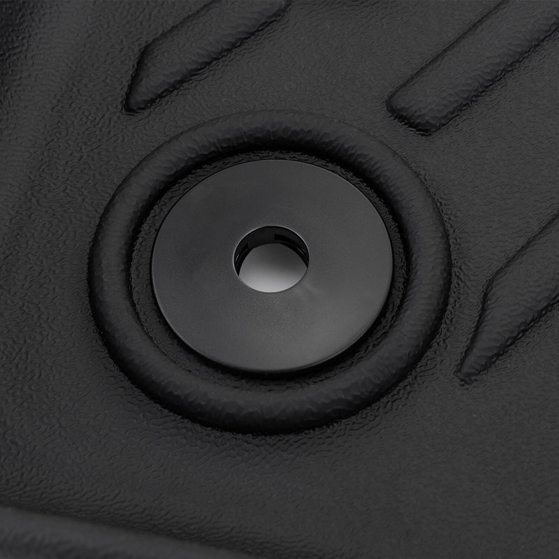 Waterproof 3D Molded TPE Rubber Floor Mats for Ford Edge 2015-2025 2024 Black