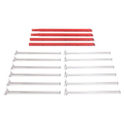 DURAFORCE Auto Body Bumper Storage Rack Stand Wall Mount Removable Arms for Painting