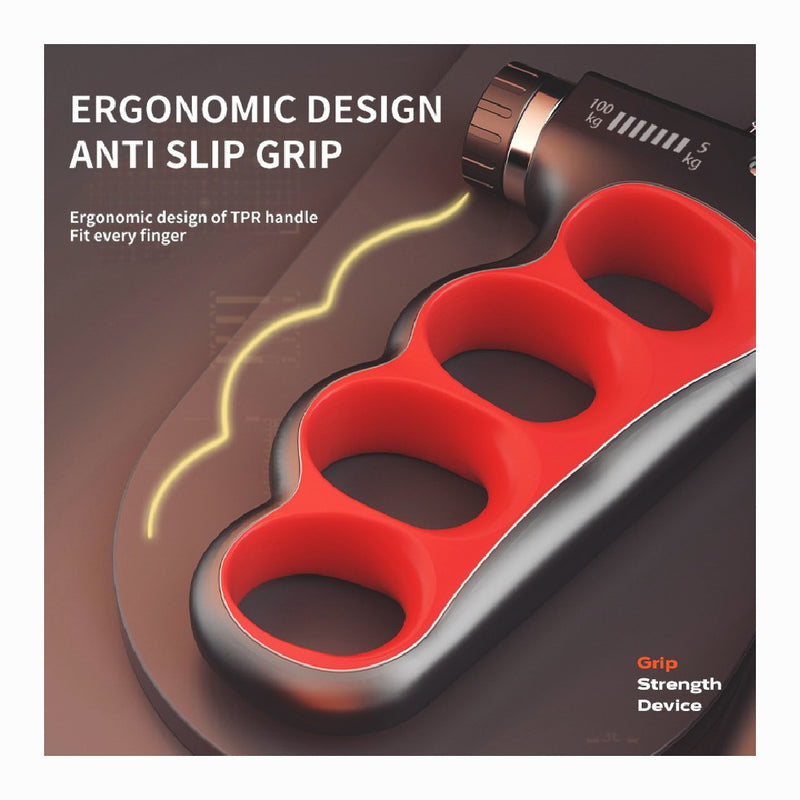 Adjustable Grip Strength Trainer 5-100kg Hand Gripper Workout for Men Women