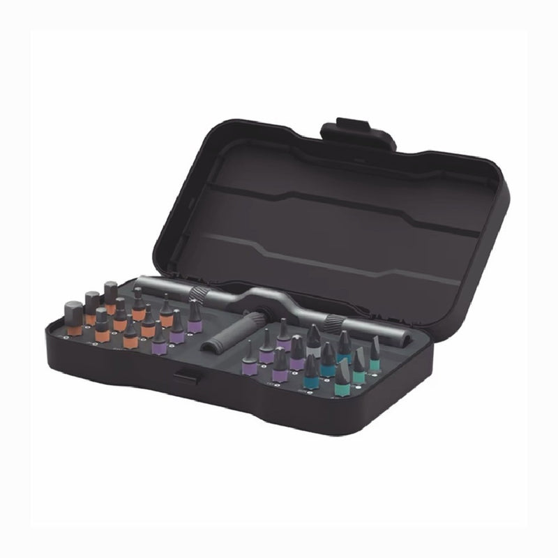 24 In 1 Magnetic Ratcheting Screwdriver Set Professional Precision Tool Kit