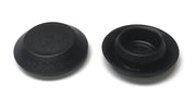 DURAFORCE Flush Mount Hole Plug 9/16in Black Plastic for Sheet Metal Auto Body Panel 4 Piece