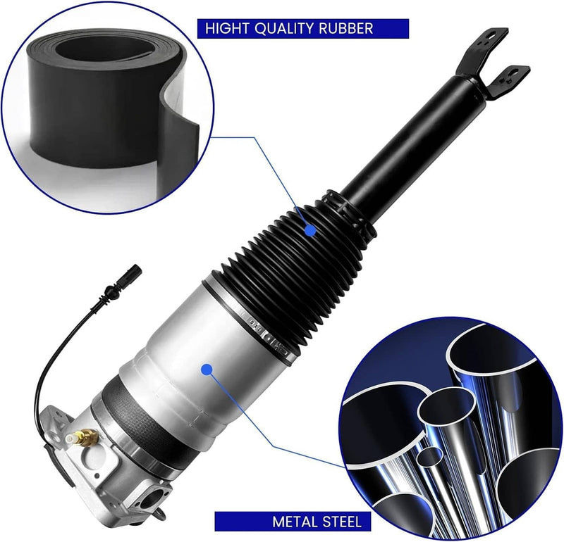 Pair Rear Air Suspension Shock Struts for Bentley Continental Flying Spur