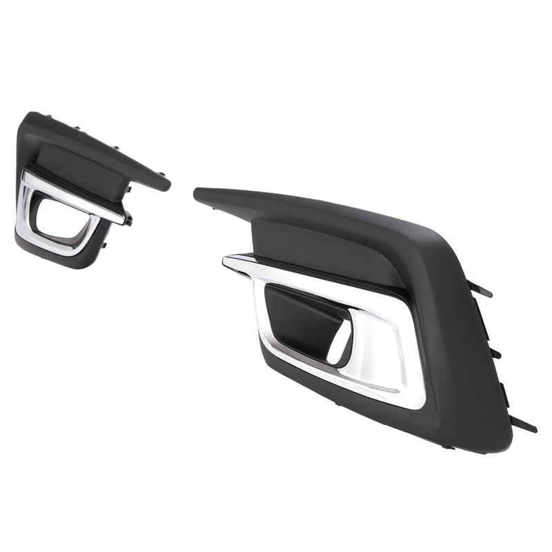 Pair Fog Light Lamp Covers Bezels for Subaru Legacy 2018-2019 Left Right Side