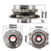 DURAFORCE Front Wheel Hub Bearing Assembly for Audi A4 A5 Quattro A6 A7 Allroad Q5 RS7