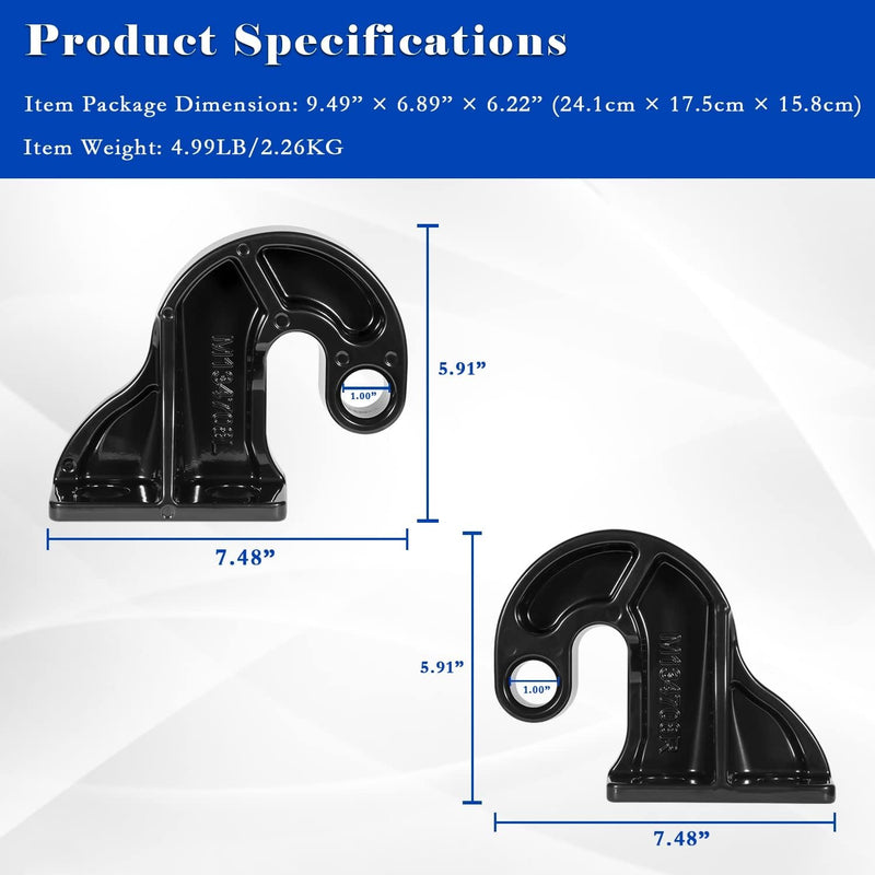 M134708L M134708R Lower Hood Pivots Pair for Peterbilt 379 378 377