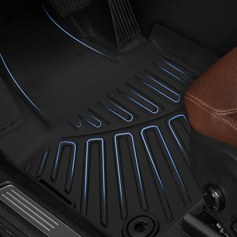 For 2020-2025 Toyota Corolla Sedan TPE All-Weather Floor Mats 2 Row Liner Set