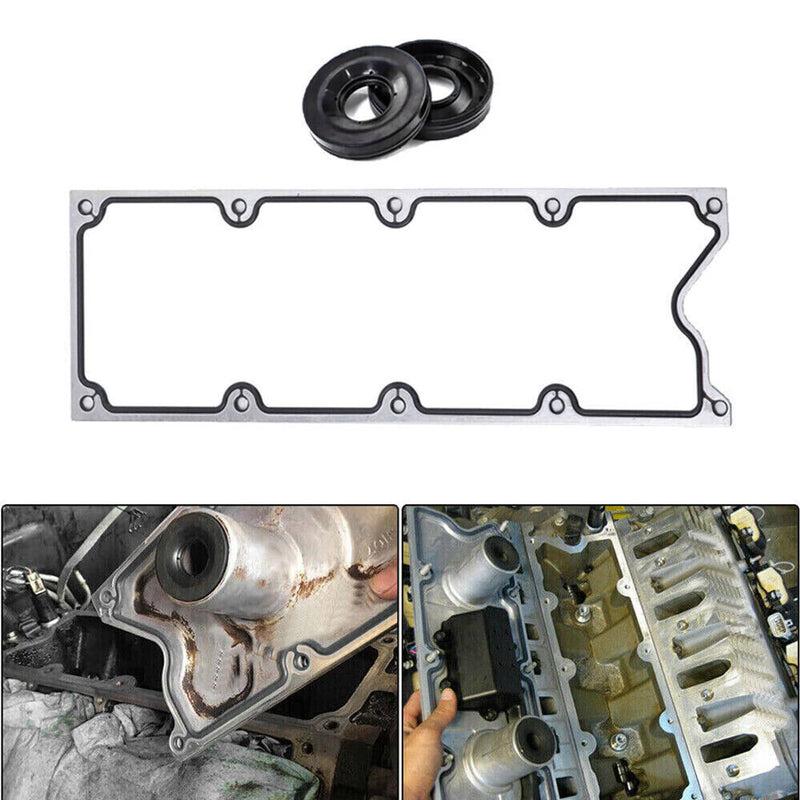 Valley Pan Gasket Seal Plate Kit LS1 LS2 5.3 6.0L for LS Gen Knock Sensor
