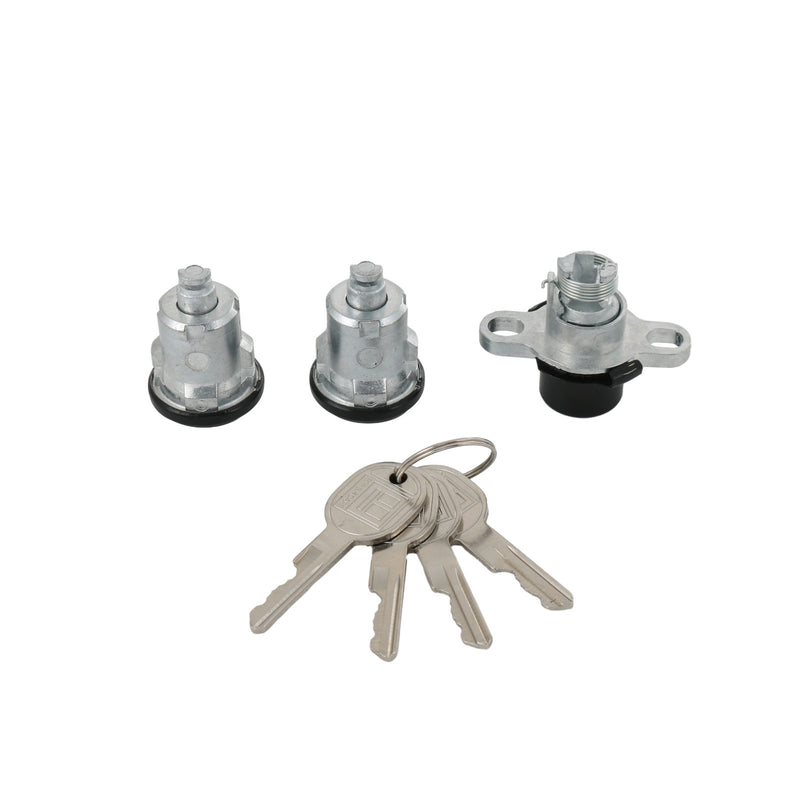 PY472 Black Doors & Hatch Lock Cylinder Set for 1993-2002 Camaro Firebird
