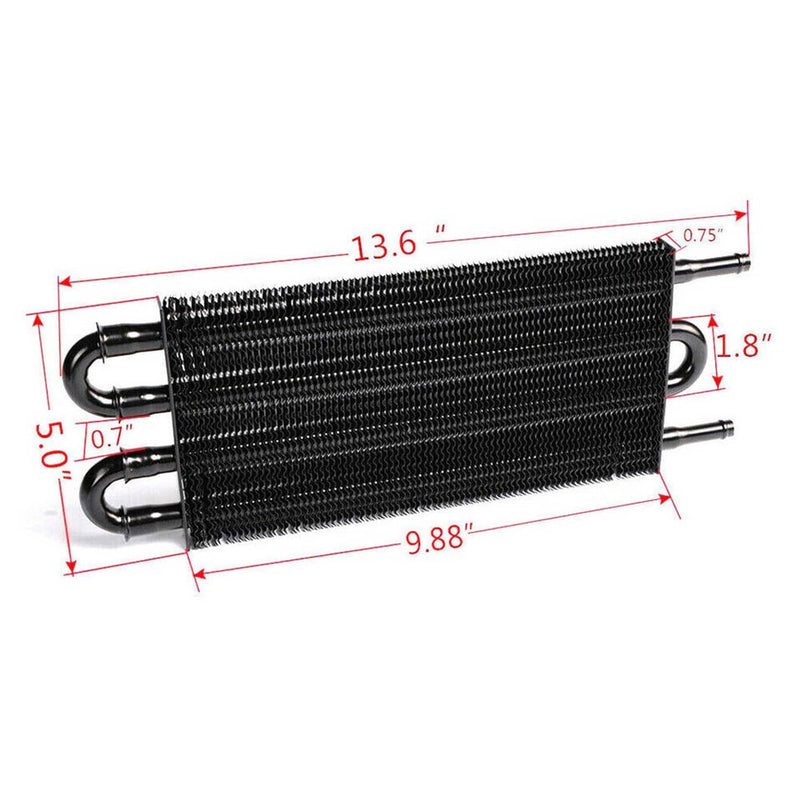 Transmission Oil Cooler Hose Mounting Kit 4 Row Radiator Auto Manual Aluminum